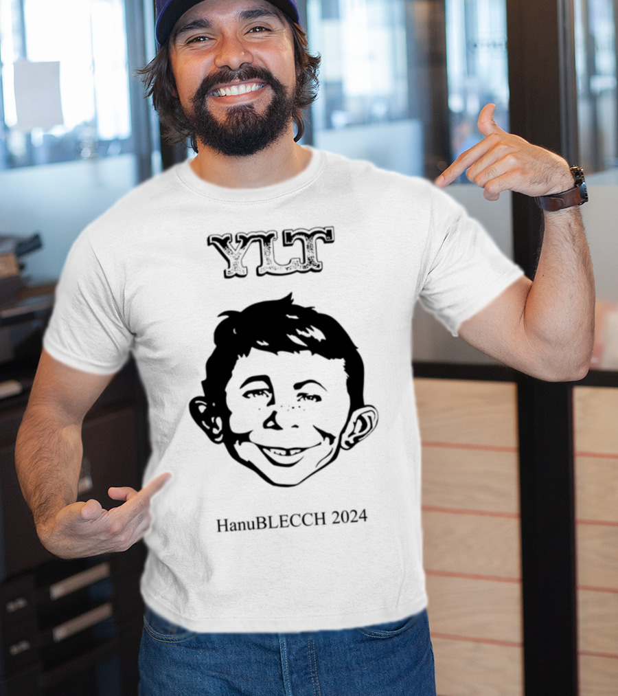 Yo La Tengo Hanukkah 2024 YLT Alfred E Neuman T-Shirt