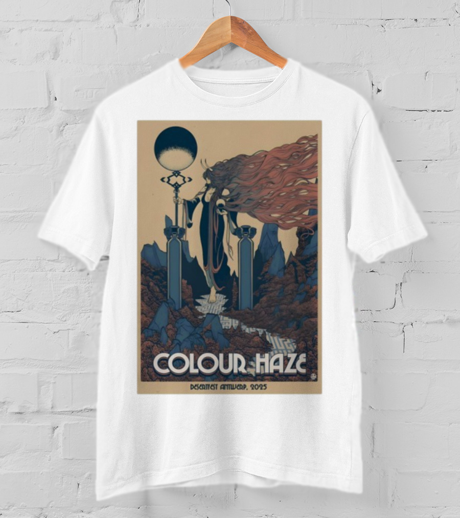 Colour Haze Desertfest Antwerp 2025 Psychedelic Rock Art 10 18 2025 T-Shirt