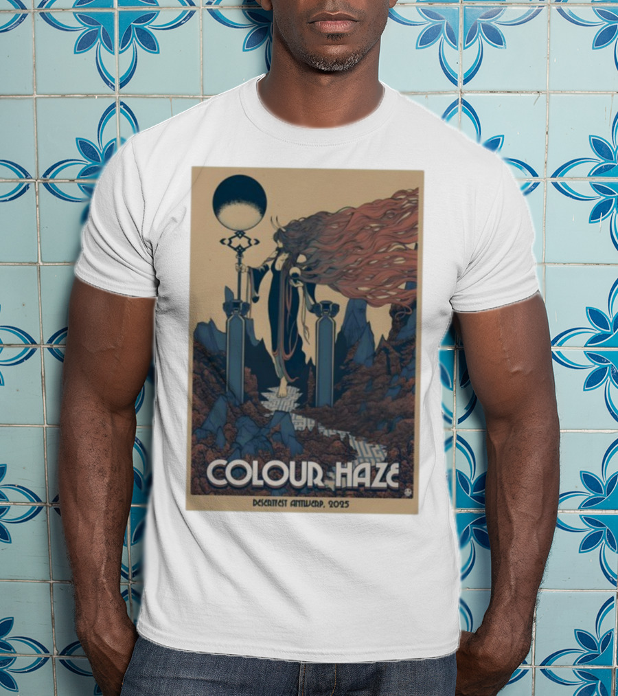 Colour Haze Desertfest Antwerp 2025 Psychedelic Rock Art 10 18 2025 T-Shirt
