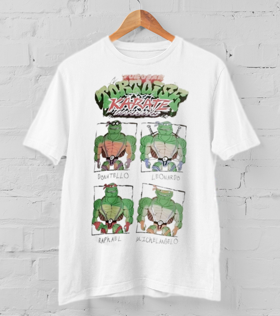 Super Tortoise Karate Donatello Leonardo Raphael Michelangelo T-Shirt