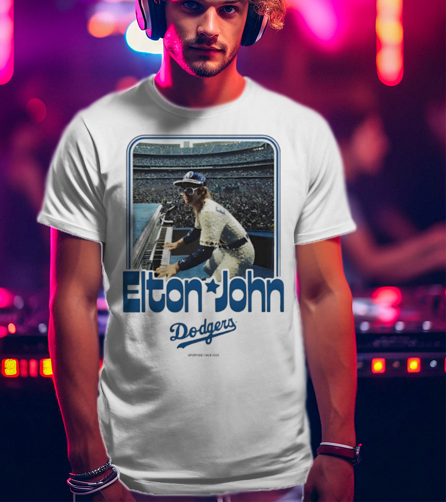 Elton John Dodgers Stadium Concert Los Angeles T-Shirt