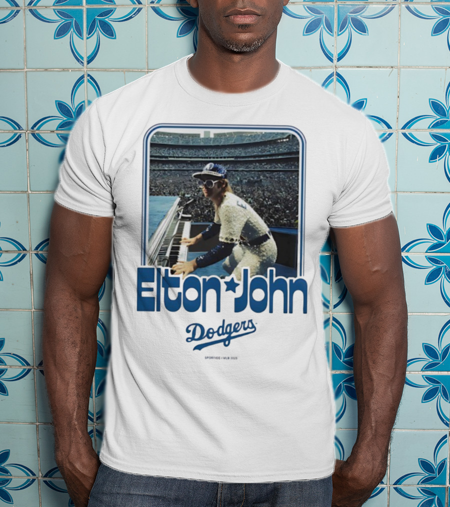 Elton John Dodgers Stadium Concert Los Angeles T-Shirt