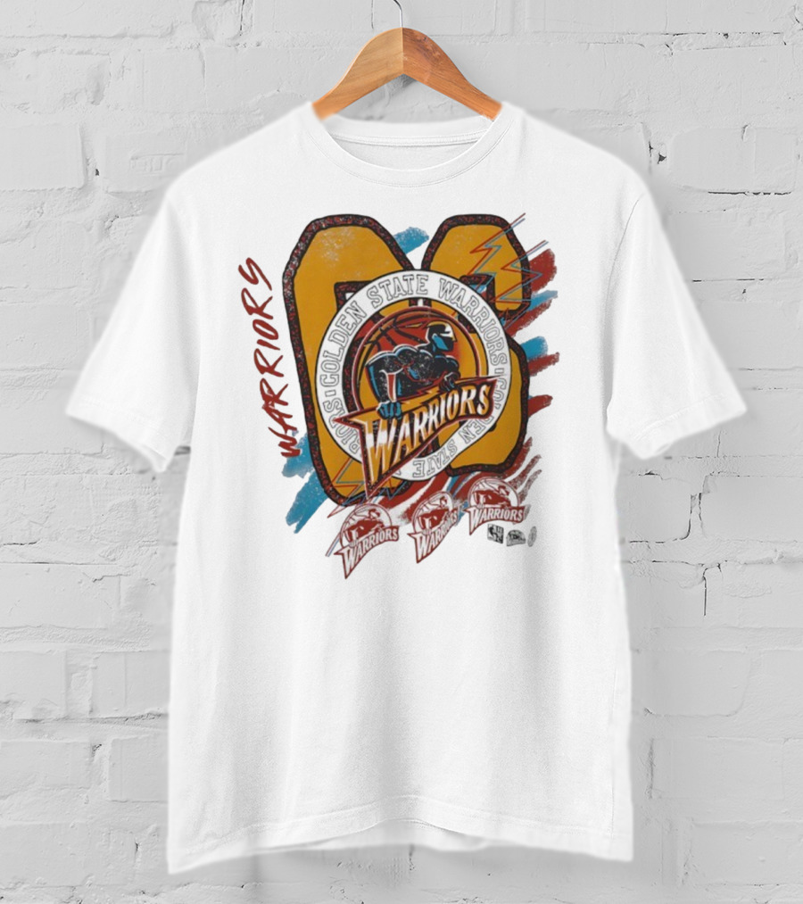 Golden State Warriors Vintage Basketball Warrior Emblem T-Shirt