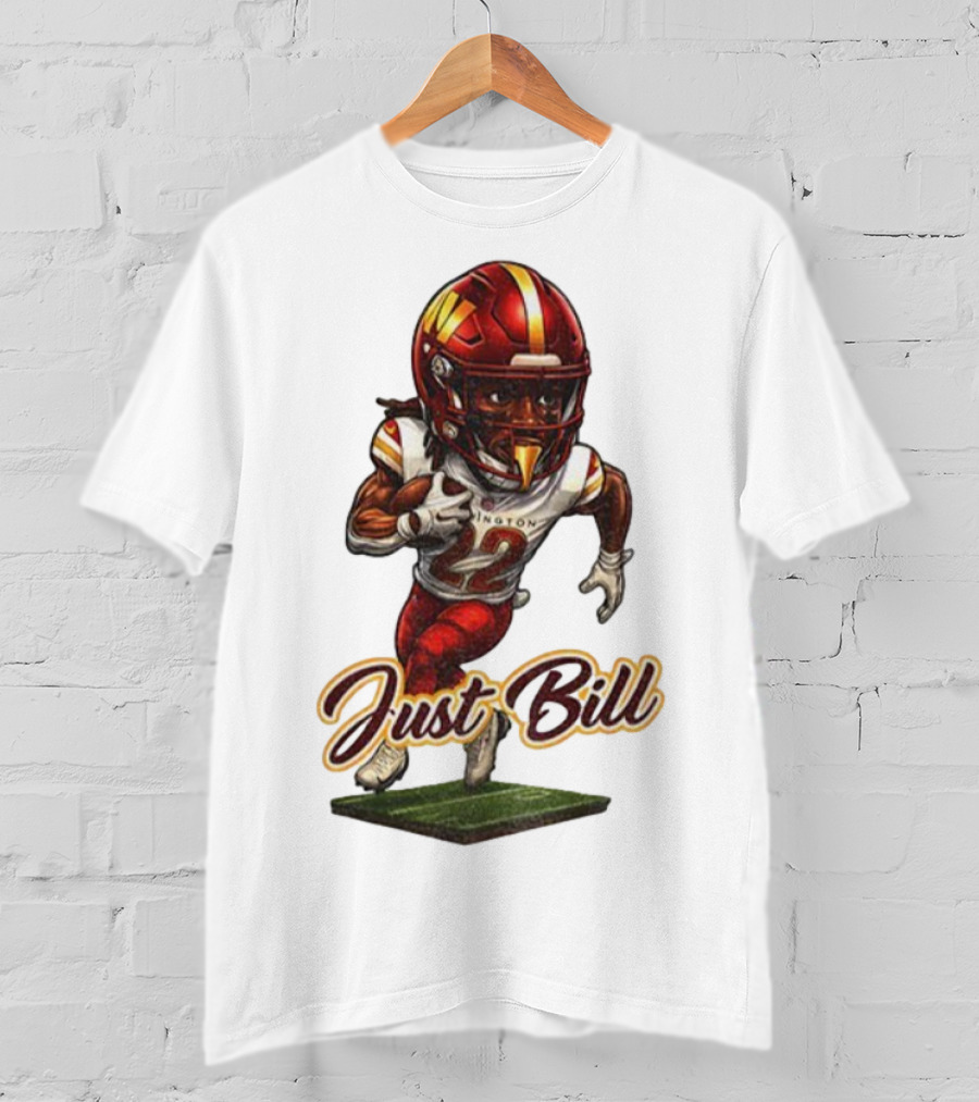 Just Bill Jacory Croskey-Merritt Washington NFL Football Player T-Shirt