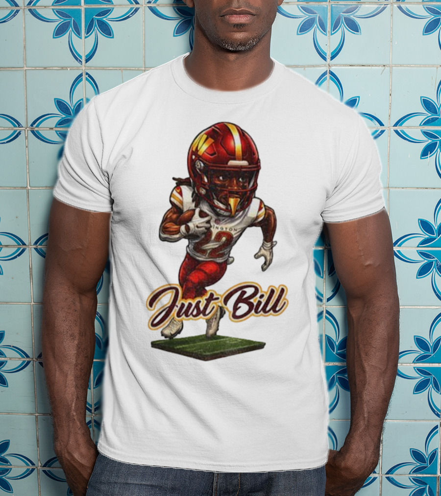 Just Bill Jacory Croskey-Merritt Washington NFL Football Player T-Shirt