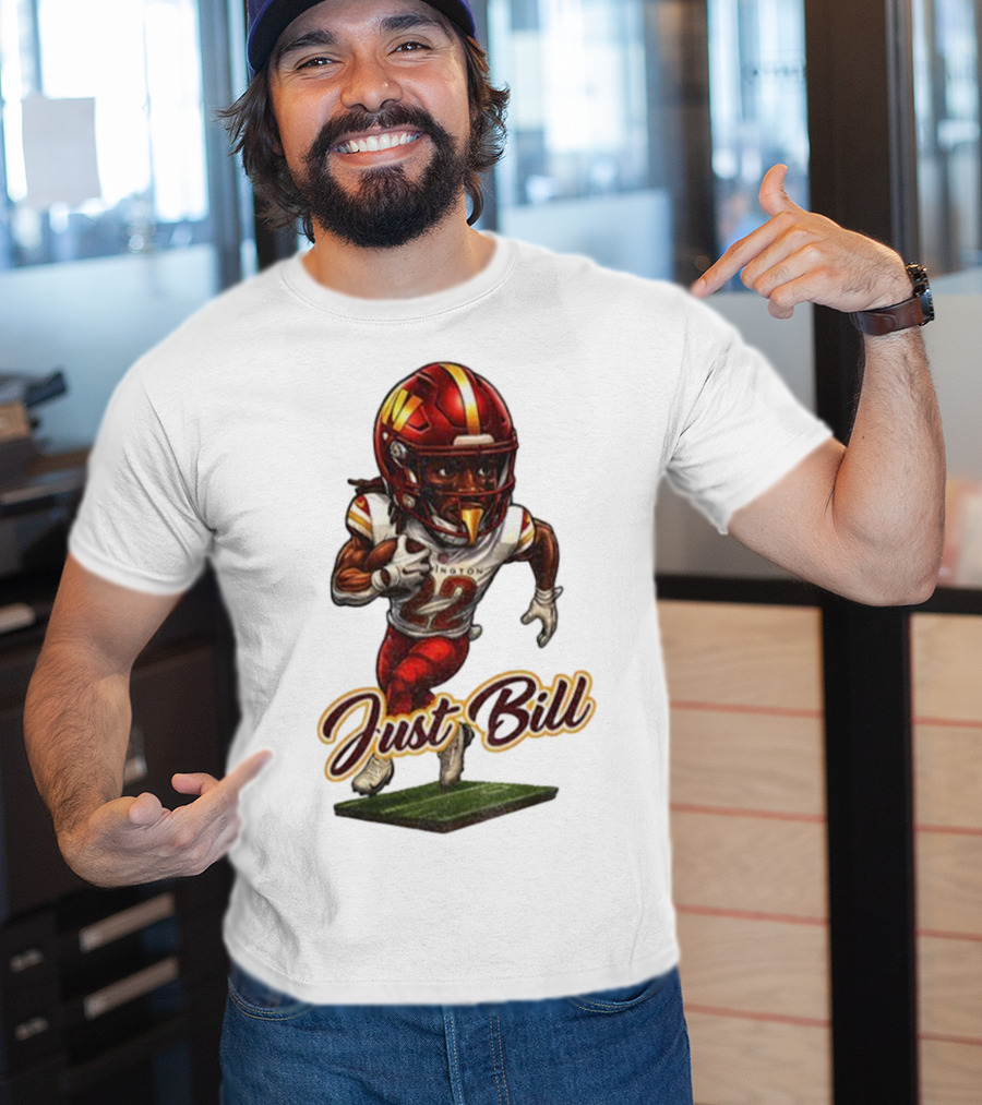 Just Bill Jacory Croskey-Merritt Washington NFL Football Player T-Shirt