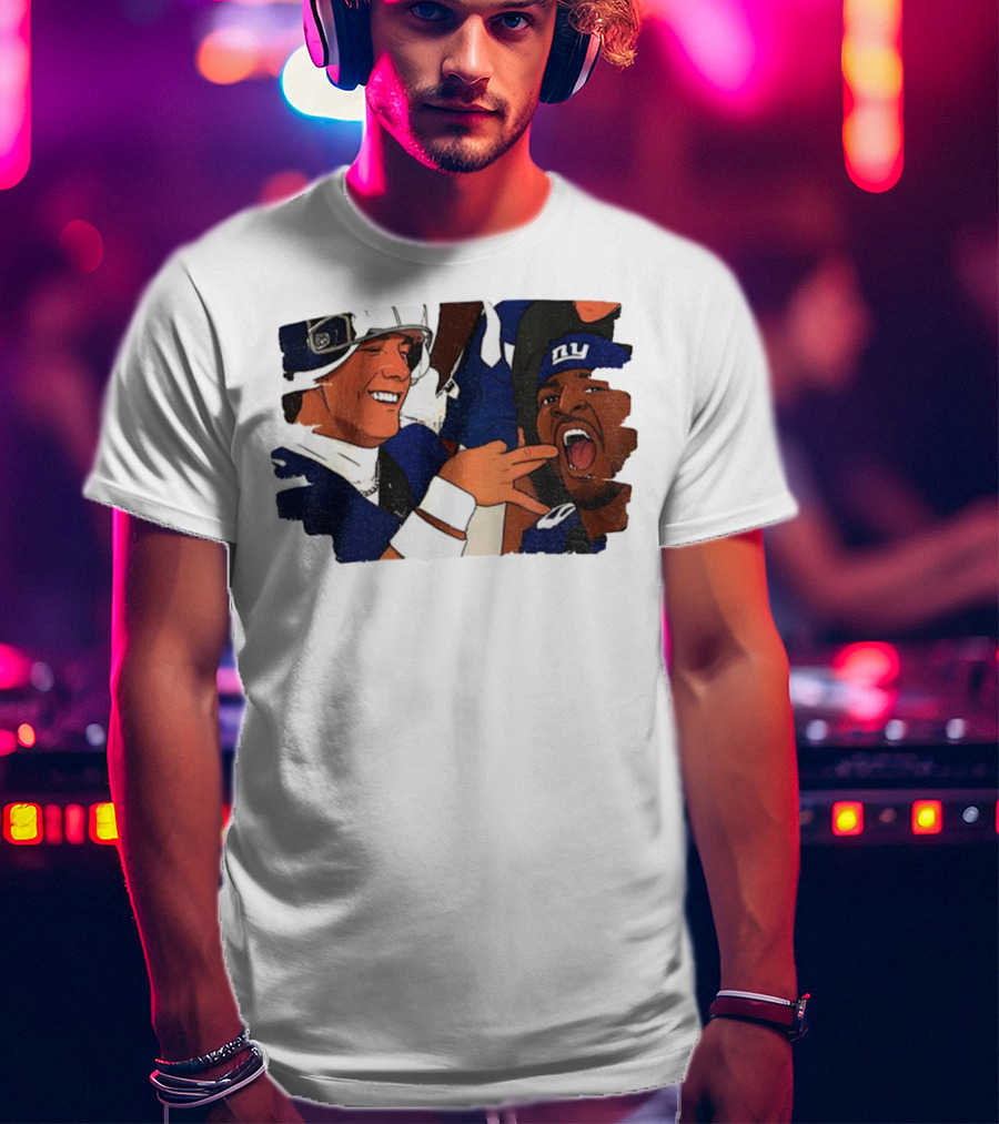 Jaxson Dart Cam Skattebo New York Giants Football Funny Moment NY Giants Helmets T-Shirt