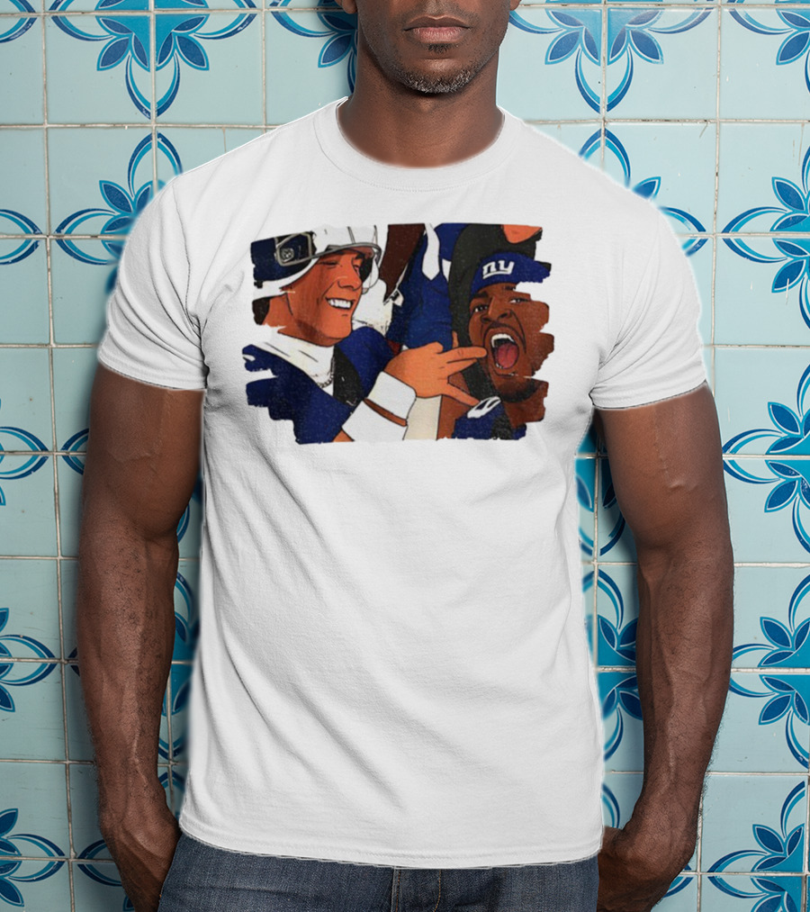 Jaxson Dart Cam Skattebo New York Giants Football Funny Moment NY Giants Helmets T-Shirt