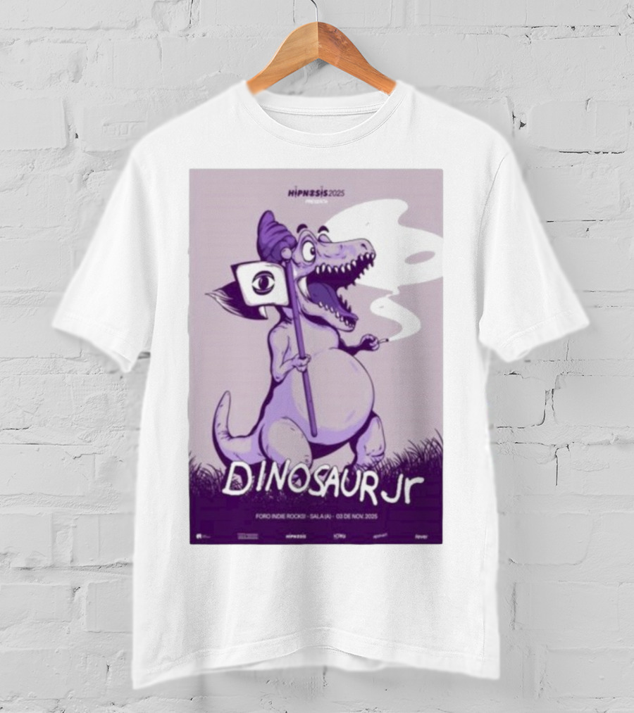 Dinosaur Jr. Hipnosis 2025 Mexico City Nov 3 Foro Indie Rocks T-Shirt