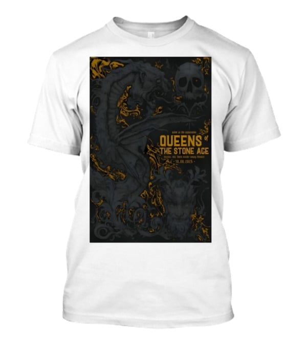 Queens Of The Stone Age Concert Boch Center Wang Theatre Boston Oct 08 2025 T-Shirt