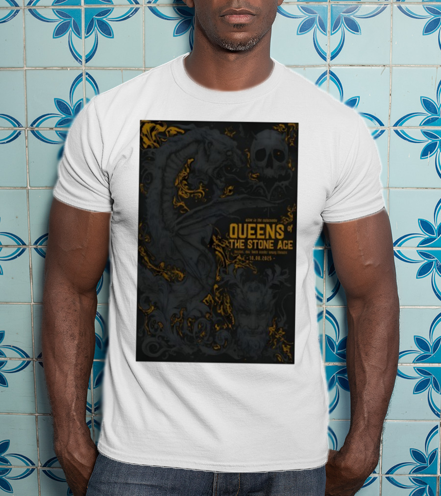 Queens Of The Stone Age Concert Boch Center Wang Theatre Boston Oct 08 2025 T-Shirt
