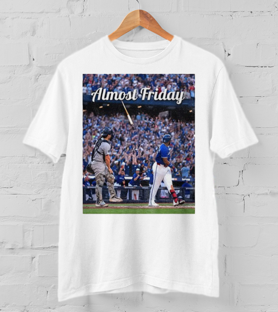 Toronto Blue Jays New York Yankees Almost Friday MLB Baseball Action T-Shirt