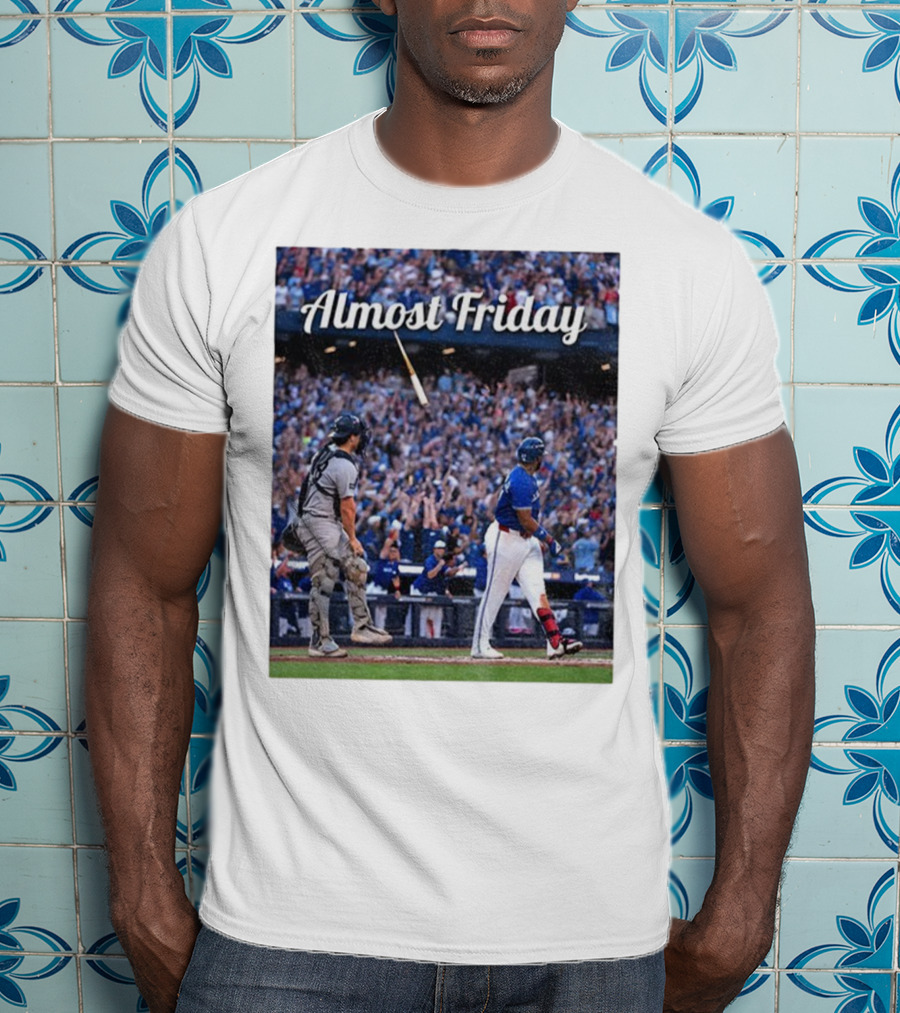 Toronto Blue Jays New York Yankees Almost Friday MLB Baseball Action T-Shirt
