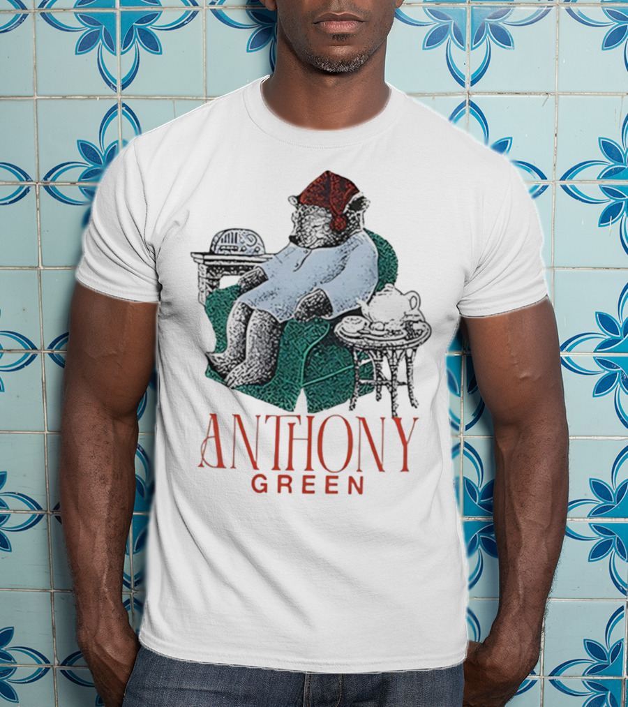Anthony Green Bear Cozy Sleepy Time Scene T-Shirt