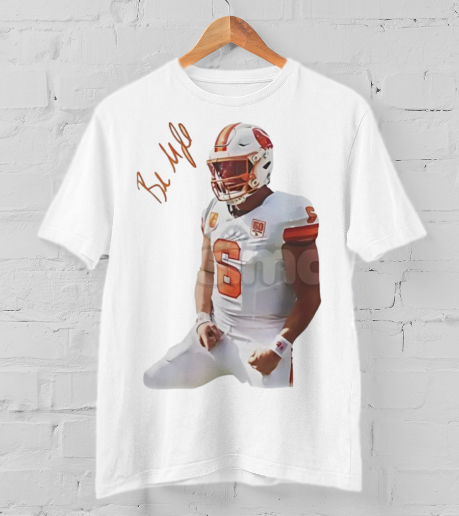 Baker Mayfield Signature Tampa Bay Buccaneers NFL Quarterback Number 6 T-Shirt