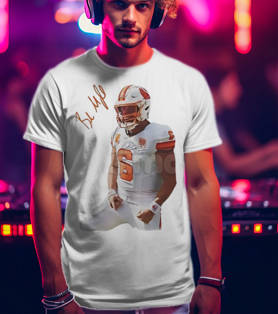 Baker Mayfield Signature Tampa Bay Buccaneers NFL Quarterback Number 6 T-Shirt