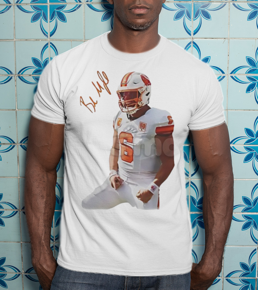 Baker Mayfield Signature Tampa Bay Buccaneers NFL Quarterback Number 6 T-Shirt