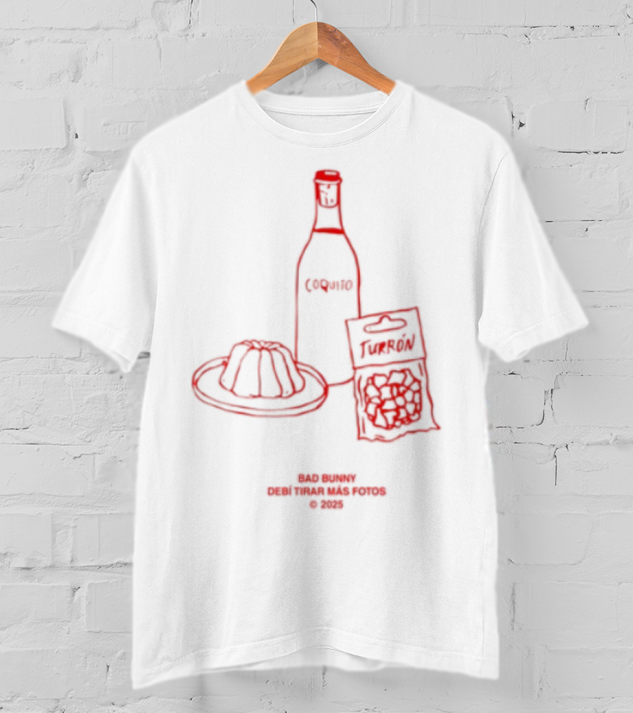 La Receta De Pr Debi Tirar Mas Fotos Coquito Sofrito Frito T-Shirt