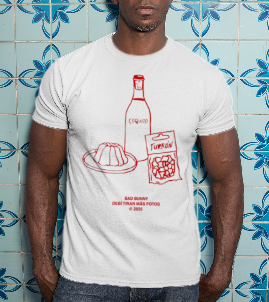 La Receta De Pr Debi Tirar Mas Fotos Coquito Sofrito Frito T-Shirt