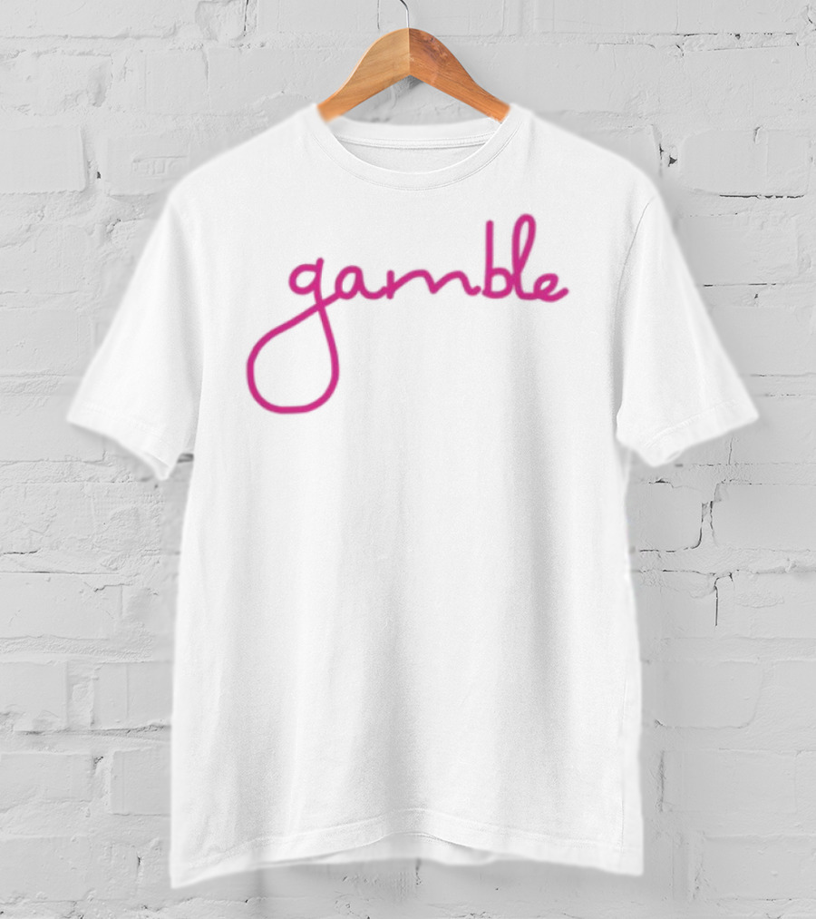 Fuchsia Gamble Script T-Shirt