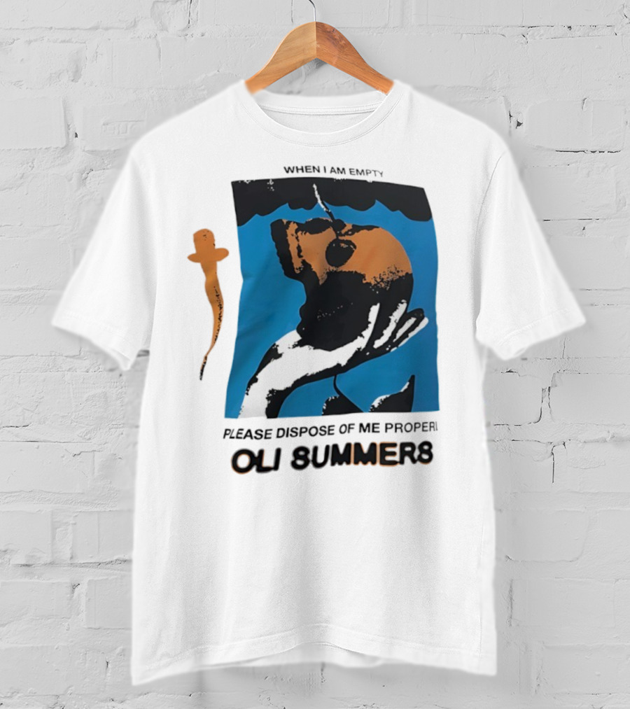 Oli Summers When I Am Empty Please Dispose Of Me Properly T-Shirt