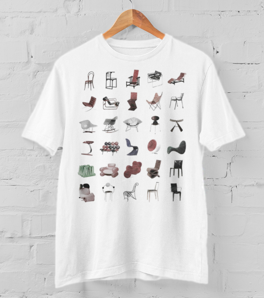 Vitra Museum Iconic Chair Collection T-Shirt