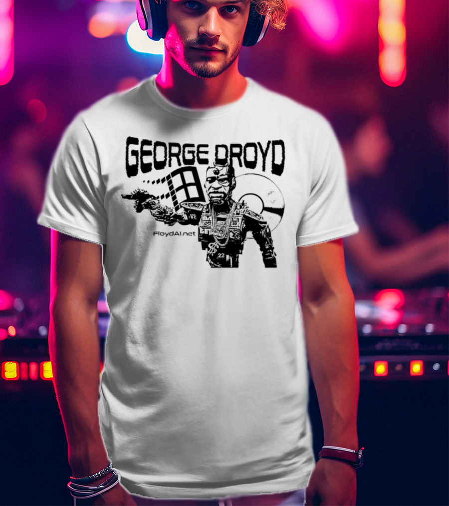 George Droyd Retro Vintage Droid Star Patterns T-Shirt