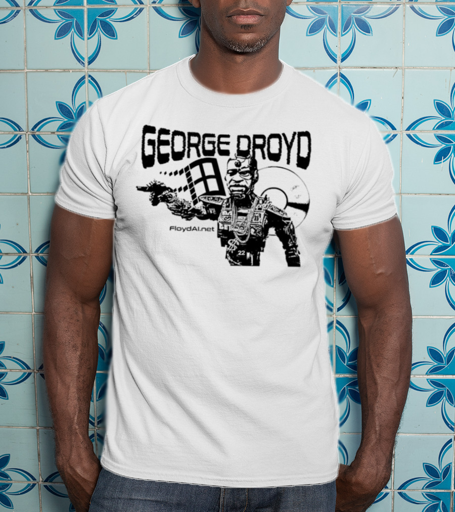 George Droyd Retro Vintage Droid Star Patterns T-Shirt