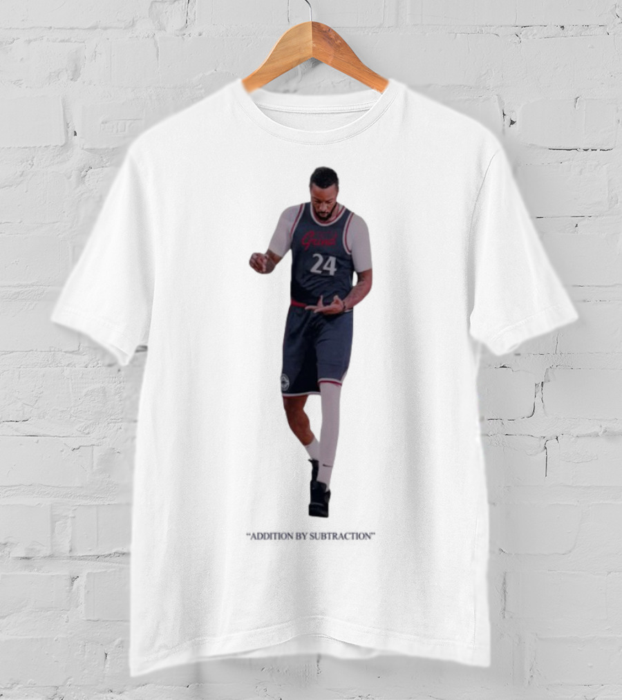 Norman Powell Grind 24 Basketball Addition By Subtraction T-Shirt