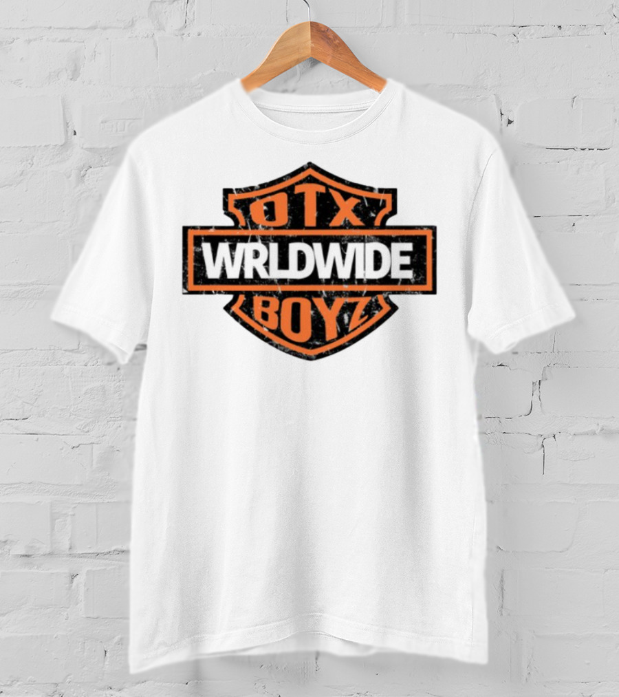 Otxboyz Wrldwide Grunge Badge Style T-Shirt
