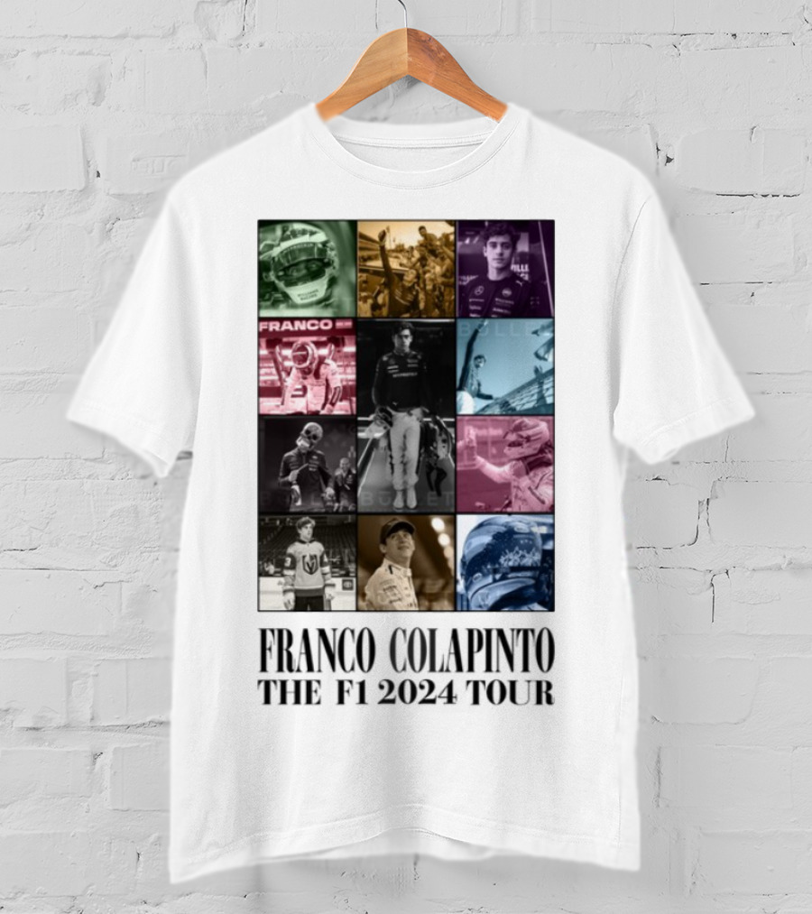 Franco Colapinto Bullet Racing F1 2024 Tour T-Shirt