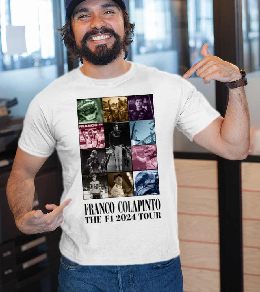 Franco Colapinto Bullet Racing F1 2024 Tour T-Shirt