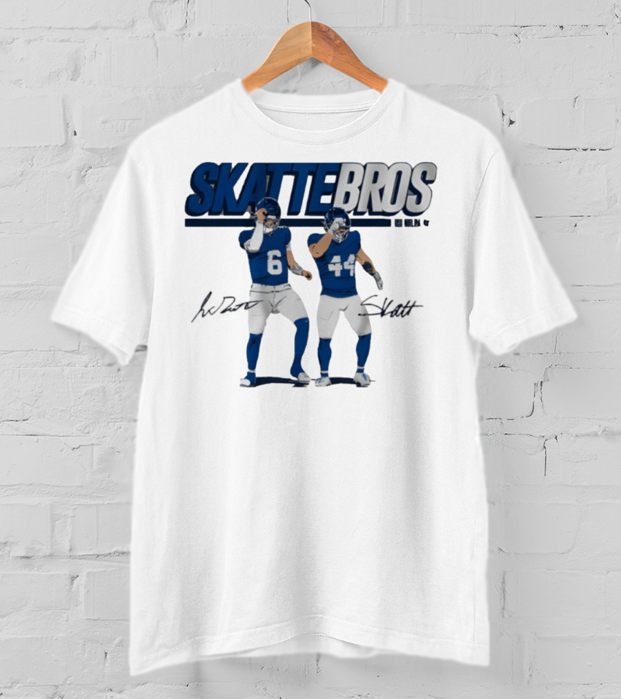 Skattebros Signature Jaxson Dart Cam Skattebo Football Players T-Shirt