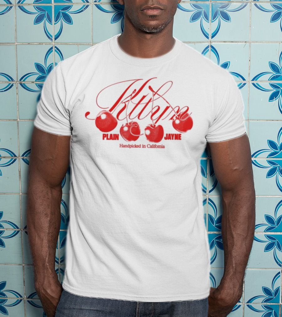 Ktlyn White Cherry Palm Springs California T-Shirt