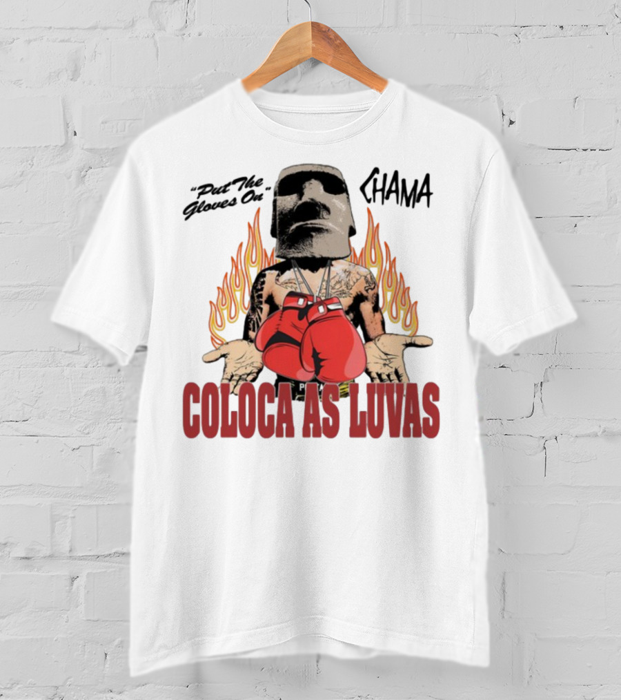 "Coloca As Luvas Put The Gloves On Flame Boxing" T-Shirt