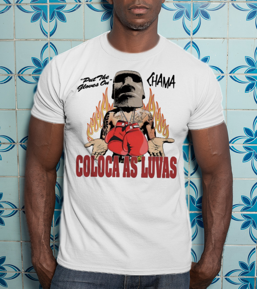 "Coloca As Luvas Put The Gloves On Flame Boxing" T-Shirt