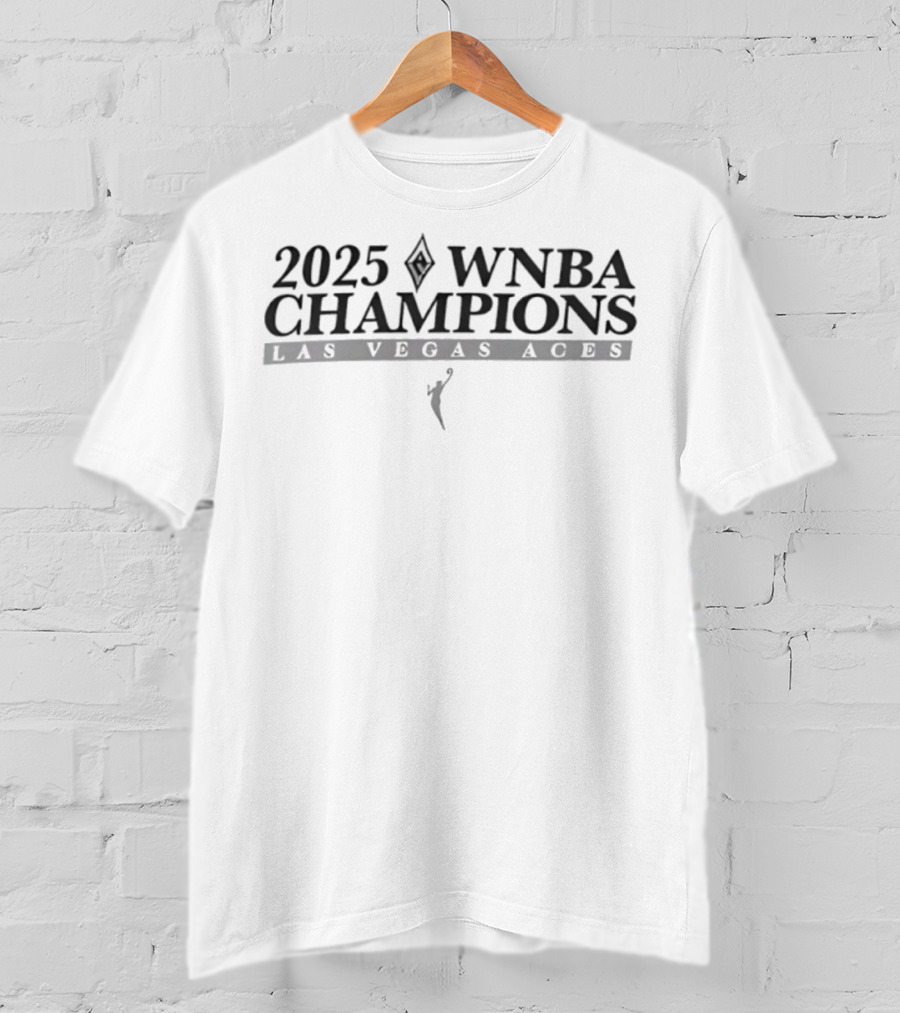 2025 WNBA Champions Las Vegas Aces Basketball Victory T-Shirt