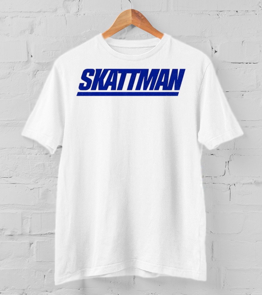 SKATTMAN Cam Skattebo New York Giants Team Spirit T-Shirt
