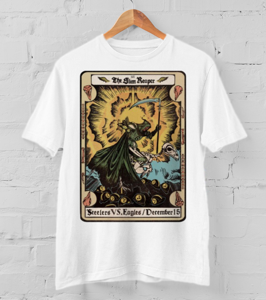 The Slim Reaper Steelers VS Eagles December 15 T-Shirt