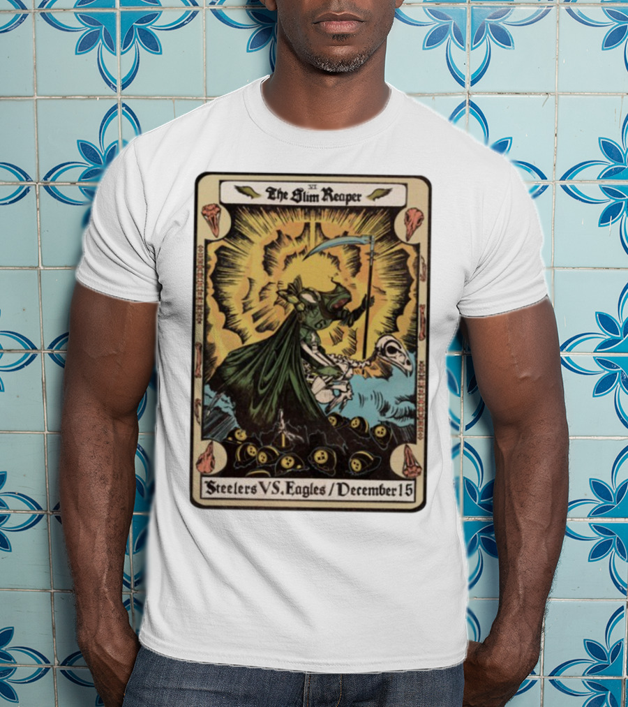 The Slim Reaper Steelers VS Eagles December 15 T-Shirt
