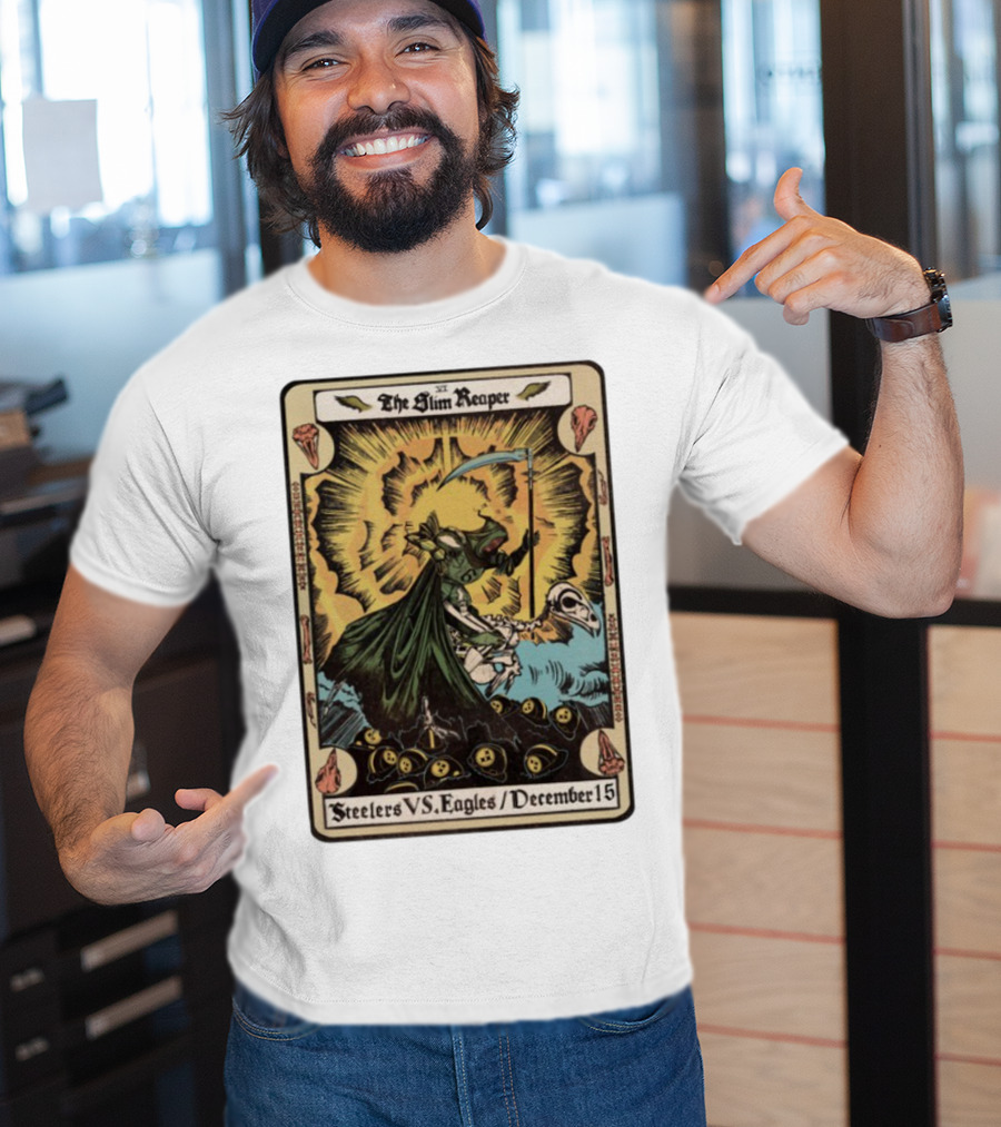 The Slim Reaper Steelers VS Eagles December 15 T-Shirt