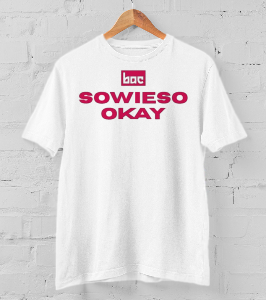 Bac Sowieso Okay Bold Red T-Shirt