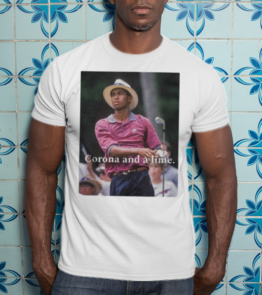 Corona And A Lime Golf Legend Iconic Style T-Shirt