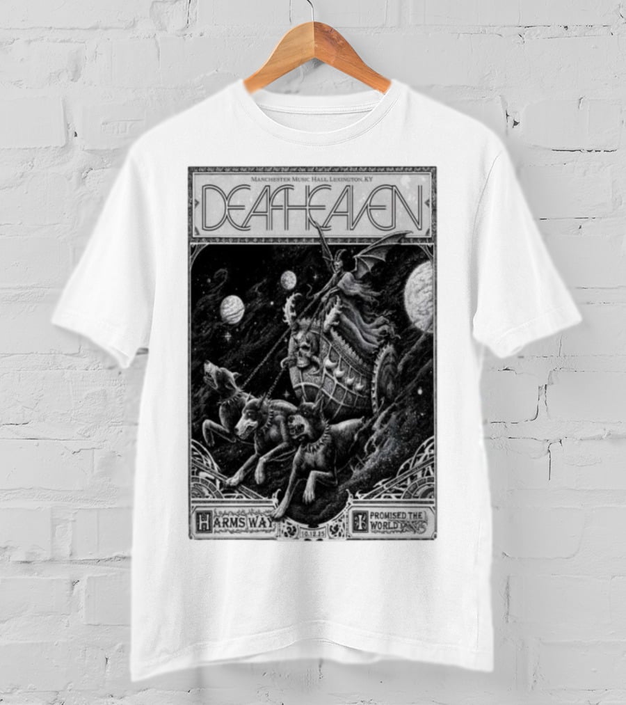 Deafheaven Manchester Music Hall Lexington KY Harms Way Promised The World 10.12.25 T-Shirt