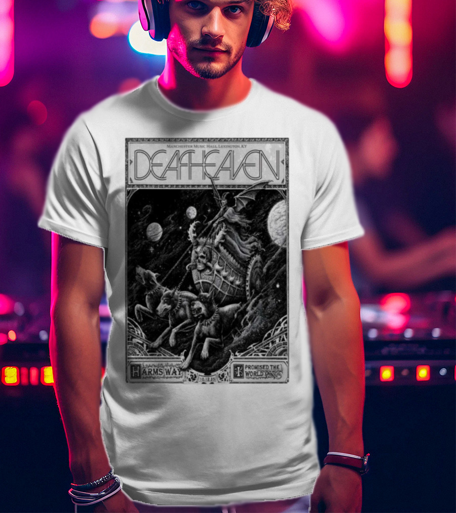 Deafheaven Manchester Music Hall Lexington KY Harms Way Promised The World 10.12.25 T-Shirt