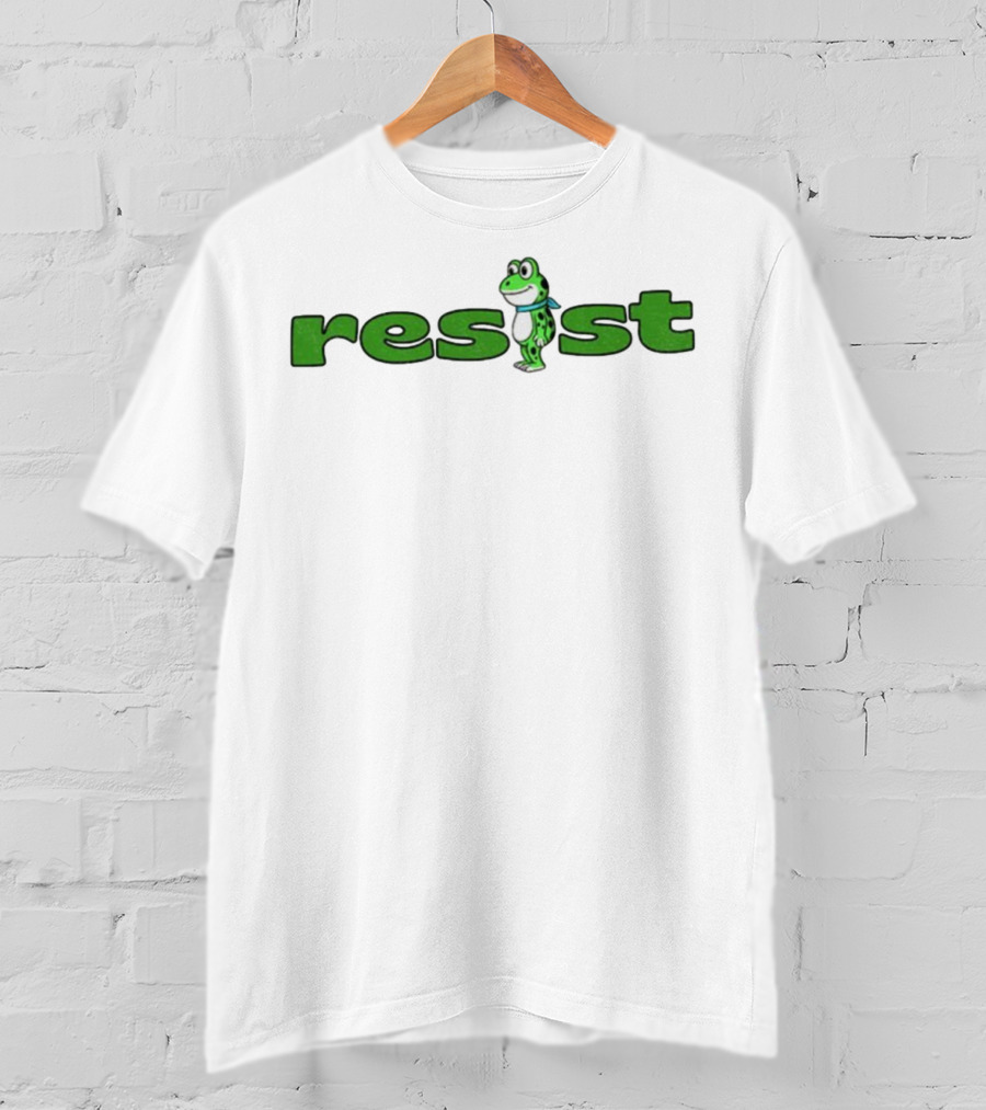 Antifa Frog Resist City Of Roses Chapter Portland Oregon T-Shirt