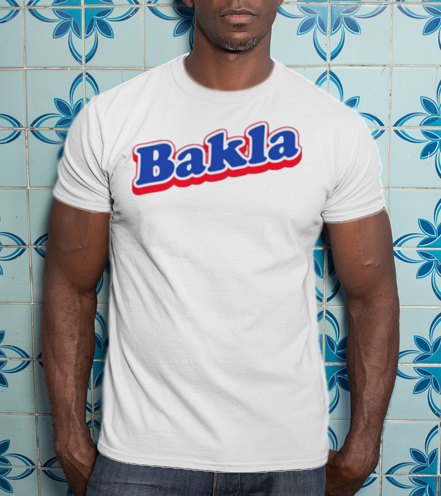 Bakla Bold Blue And Red T-Shirt
