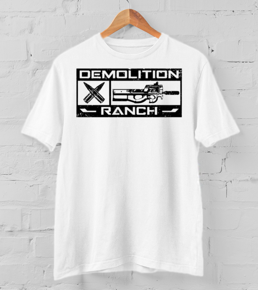 Demolition Ranch Bunkeringco Crossed Rifles And Gun Graphics T-Shirt