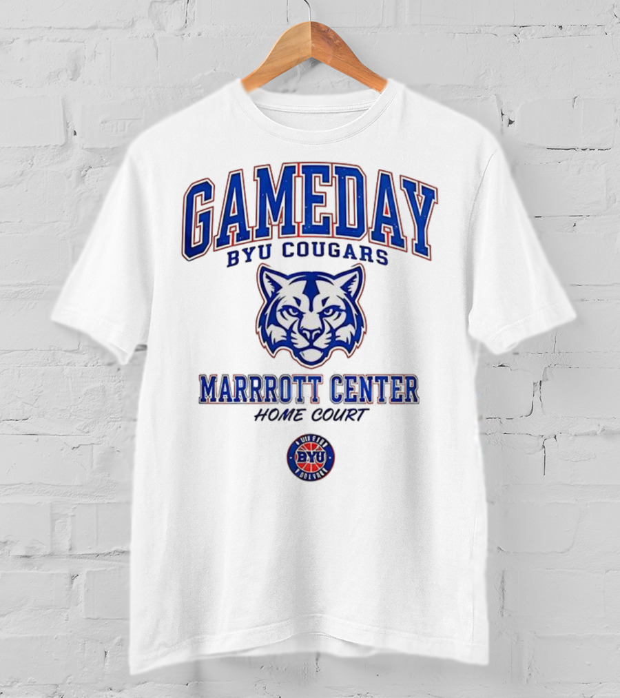 Gameday BYU Cougars Marriott Center Home Court T-Shirt