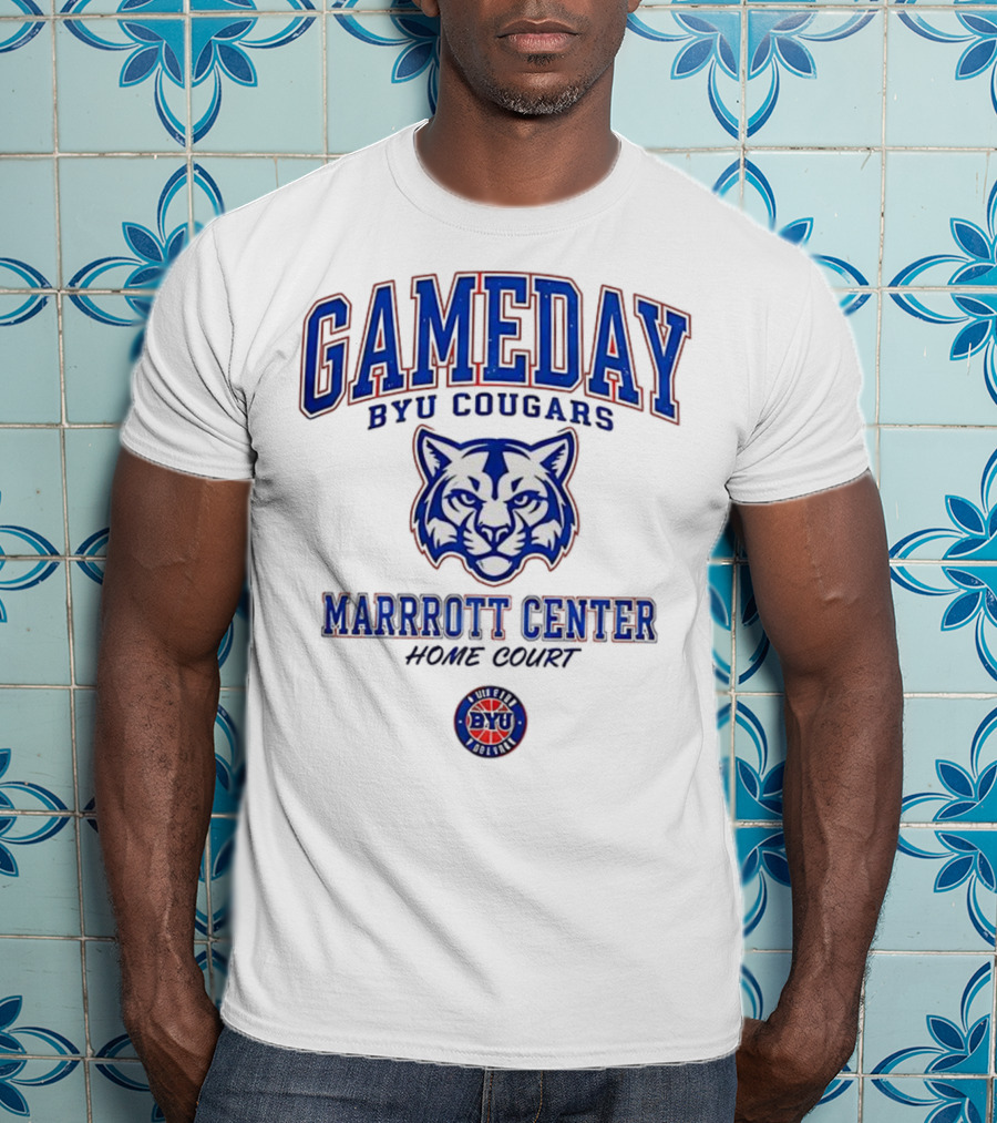 Gameday BYU Cougars Marriott Center Home Court T-Shirt
